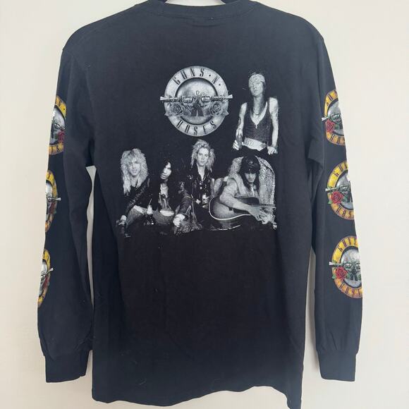 Guns N' Roses 'Appetite for Destruction' Long Sleeve Band Tee in Black - Picture 5 of 7